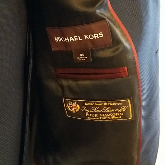 MICHAEL KORS x Loro Piana Navy Wool Blazer 40R - Picture 4 of 4